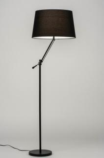 Stojací designová černá lampa La Venta Black (LMD)