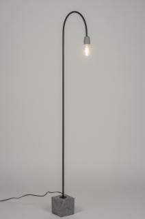 Stojací designová industriální lampa Beton Industry Bulb III (LMD)