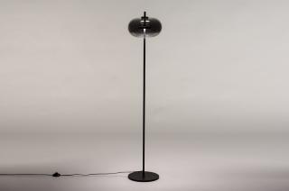 Stojací designová lampa Atomo Black (LMD)