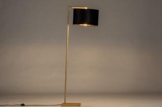 Stojací designová lampa Pallas Black and Gold Messe (LMD)