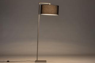 Stojací designová lampa Pallas Black Steel (LMD)