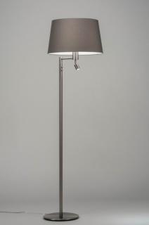 Stojací designová šedá lampa La Scale Grey Nuo (LMD)