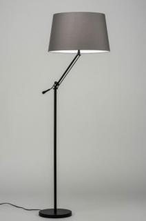 Stojací designová šedá lampa La Venta Grey (LMD)