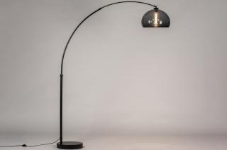 Stojací oblouková lampa Adamo Deep Grey Smoke (LMD)