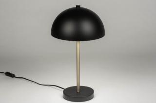 Stolní designová černá lampa Montana Black (LMD)