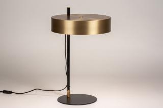 Stolní designová lampa La Viante Black and Gold X (LMD)