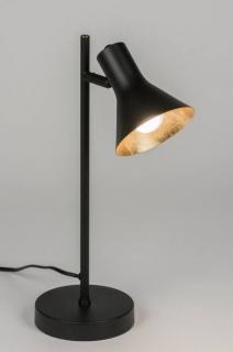 Stolní designová lampa Retro 60 Black and Gold (LMD)