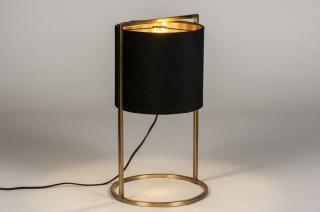 Stolní lampa Burnham Black and Gold (LMD)