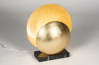 Stolní lampa Moormann Gold and Black Marmor (LMD)