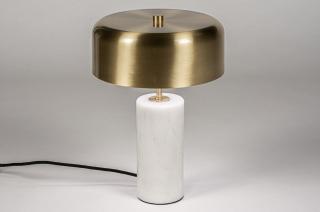 Stolní lampa Morph White Marmor Gold (LMD)