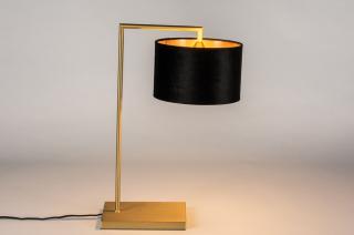 Stolní lampa Pallas Black and Gold Messe (LMD)