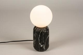 Stolní luxusní lampa Giordanni Marmor Nero (LMD)