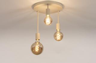 Stropní béžové svítidlo Flexform Bulb Accapulco Sand (LMD)