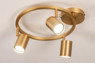Stropní bodové svítidlo Omega Spot 3 Gold (LMD)