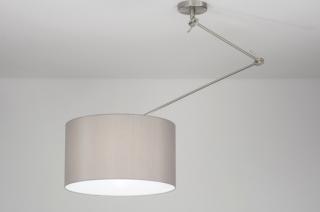 Stropní designové šedé nad stůl svítidlo Snap Light Yersey (LMD)