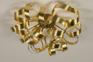 Stropní designové svítidlo Artek Curl Gold 45 (LMD)