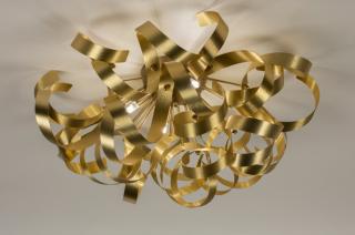 Stropní designové svítidlo Artek Curl Gold 60 (LMD)