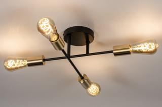 Stropní designové svítidlo Bulb Vernon Sydney Gold 4  (LMD)