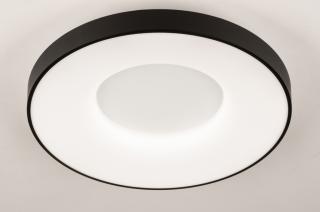 Stropní kulaté LED svítidlo Toronto Black 49 (LMD)