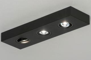 Stropní LED svítidlo Spot Quality Quadra 3 Black (LMD)