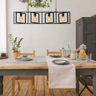 Závěsné černé svítidlo Boston Loft Black 110 (LMD)