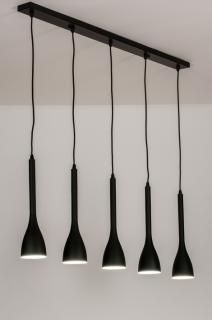 Závěsné černé svítidlo nad jídelní stůl Sofa Industry Black (LMD)
