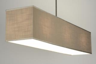 Závěsné designové béžové svítidlo nad stůl Bahia Brown Taupe (LMD)