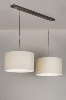 Závěsné designové bílé svítidlo Duo Bianco Unima  (LMD)