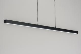 Závěsné designové černé LED svítidlo Corciano L Black (LMD)