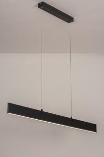 Závěsné designové černé LED svítidlo nad stůl Corciano 121 Black (LMD)