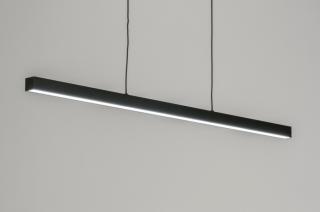 Závěsné designové černé LED svítidlo nad stůl Corciano Black  (LMD)