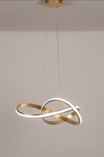 Závěsné designové LED svítidlo do kuchyně Enett Gold (LMD)