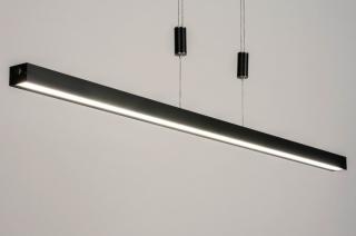 Závěsné designové LED svítidlo na lanku X Line Denver Black (LMD)