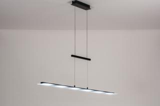 Závěsné designové LED svítidlo nad stůl Collio Black (LMD)