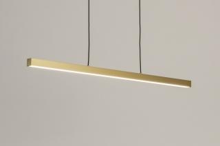 Závěsné designové LED svítidlo nad stůl Corciano Gold (LMD)