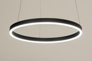Závěsné designové LED svítidlo nad stůl Opus Black 39 (LMD)