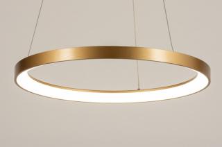 Závěsné designové LED svítidlo nad stůl Opus Maximus Gold 58 (LMD)