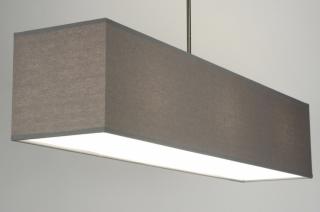Závěsné designové šedé svítidlo nad stůl Bahia Grey (LMD)
