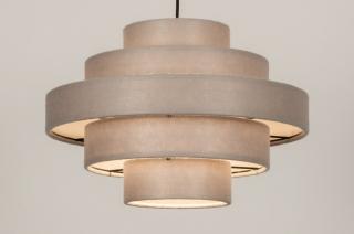Závěsné designové svítidlo Madeira F Dark Taupe 52 (LMD)