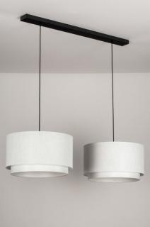 Závěsné designové svítidlo nad stůl Duo Sevilla Unima and Black (LMD)