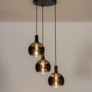 Závěsné designové svítidlo Theater Gold Round 48 (LMD)