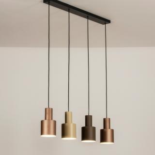 Závěsné designové svítidlo Verticolla Brown 4 (LMD)