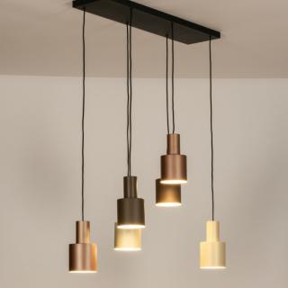 Závěsné designové svítidlo Verticolla Brown 6 (LMD)
