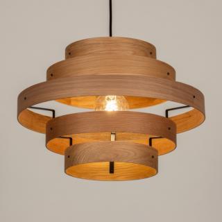 Závěsné designové svítidlo Wood Madeira Natur (LMD)