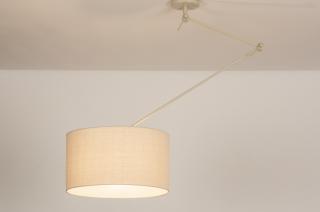 Závěsné nastavitelné svítidlo nad jídelní stůl Snap Light Crema and Taupe (LMD)
