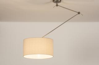Závěsné nastavitelné svítidlo nad jídelní stůl Snap Light Crema  (LMD)
