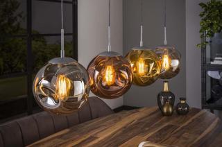 Závěsné skleněné svítidlo nad jídelní stůl Pasteri Glass 4 (LMD)
