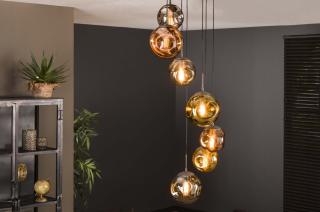 Závěsné skleněné svítidlo Pasteri Glass 7 Round (LMD)
