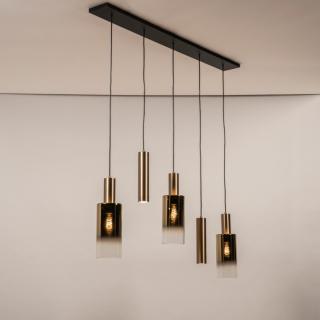 Závěsné svítidlo nad jídelní stůl Luce di Tosca 5 Gold (LMD)