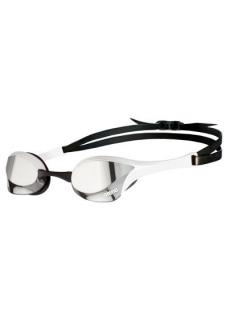 Arena Cobra Ultra Swipe Outdoors plavecké brýle Barva: bílá, černá, Skla: zrcadlová - stříbrná